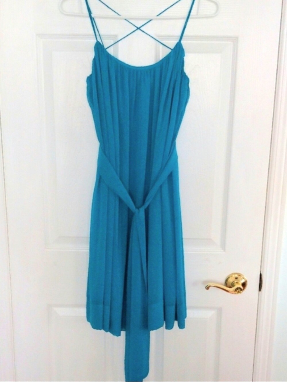 👗👗Beautiful Calvin Klein Collection Blue Mini Sundress